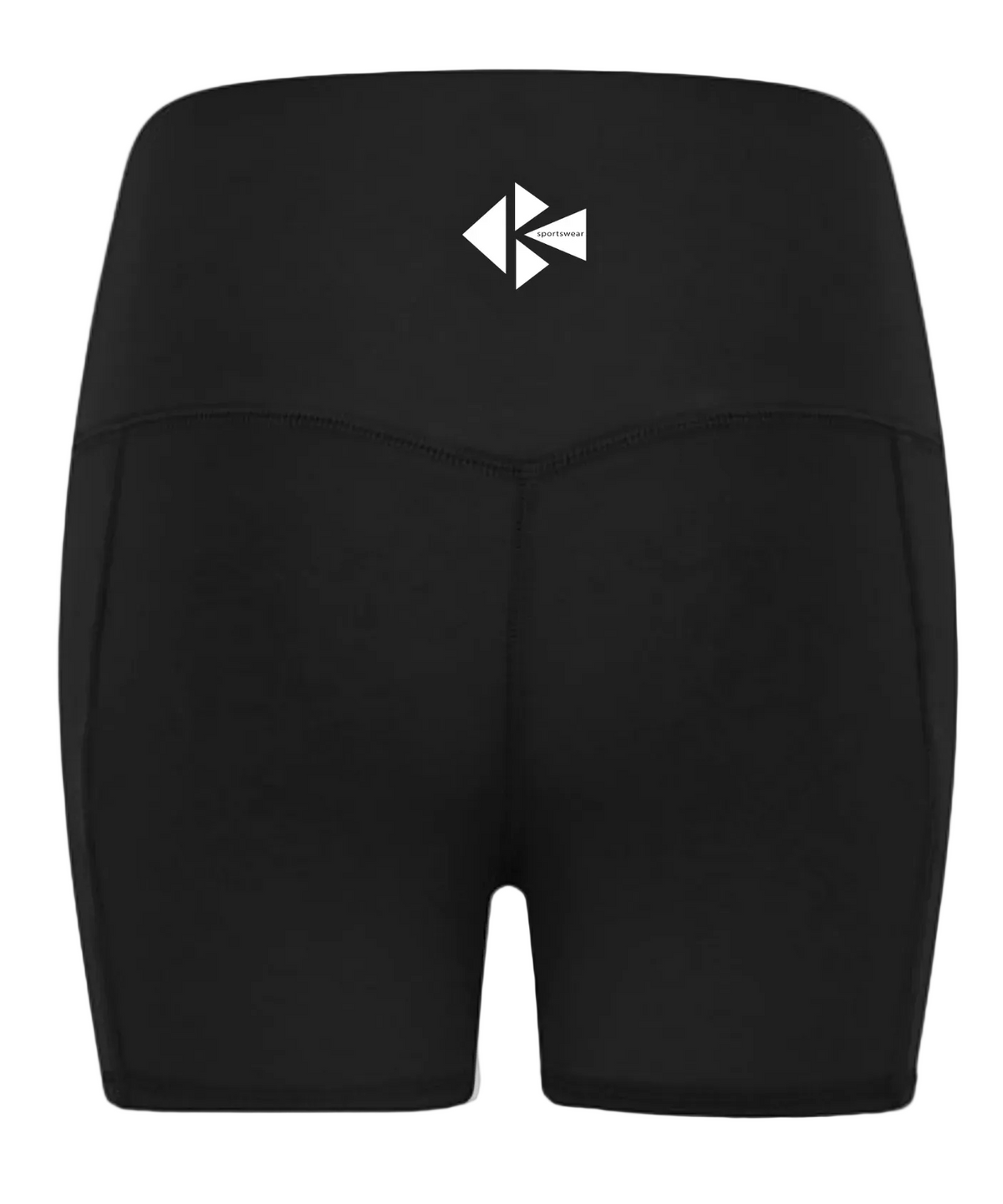 High-Waisted Shorts Pockets Squat-Proof