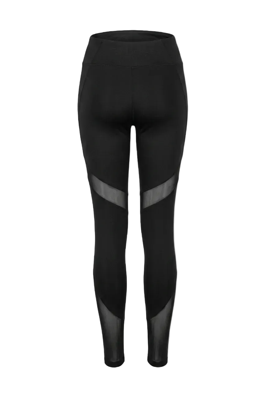 Recycled High-Impact Sports Bra + Silky Mesh Cooling Leggings